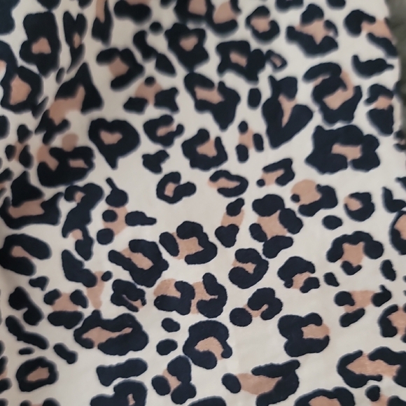 Urban Outfitters Women's Leopard Animal Print Elastic Waist Zipper Pants - Picture 7 of 7